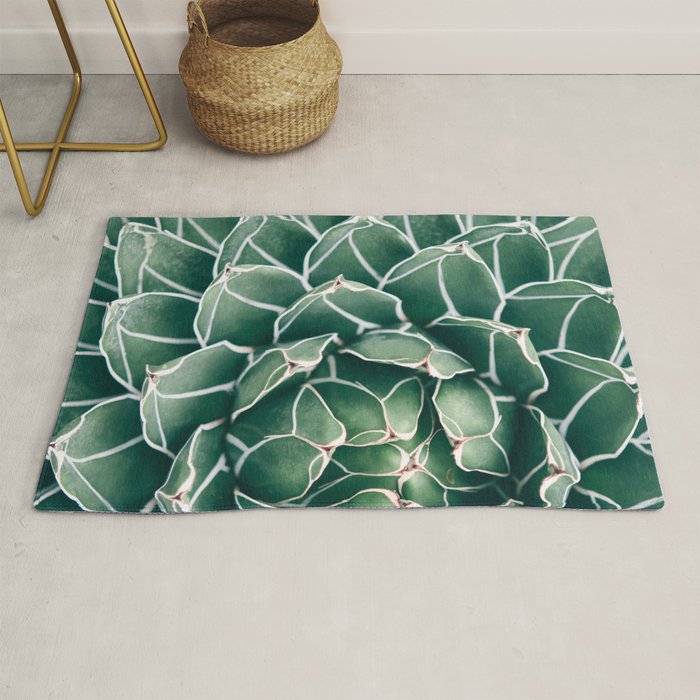 Succulent bloom II Rug Gallery Image 1