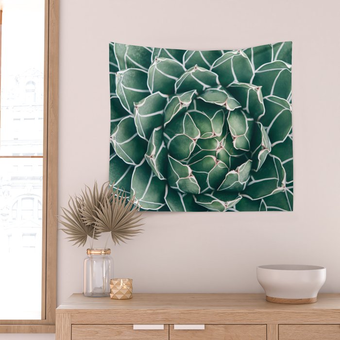 Succulent bloom II Wall Tapestry Gallery Image 2