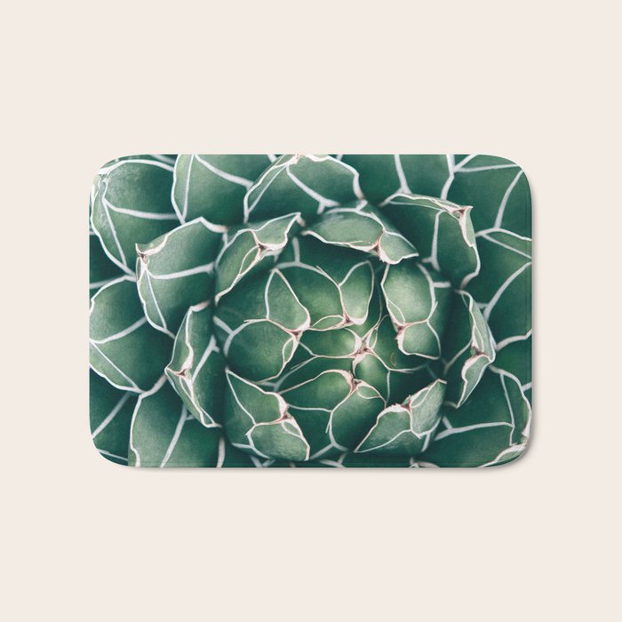 Succulent bloom II Bath Mat Gallery Image 1
