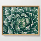 Succulent bloom II Serving Tray Gallery Image 1