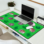 Tapir and baby watermelons Desk Mat Gallery Image 2