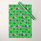 Tapir and baby watermelons Wrapping Paper Gallery Image 1