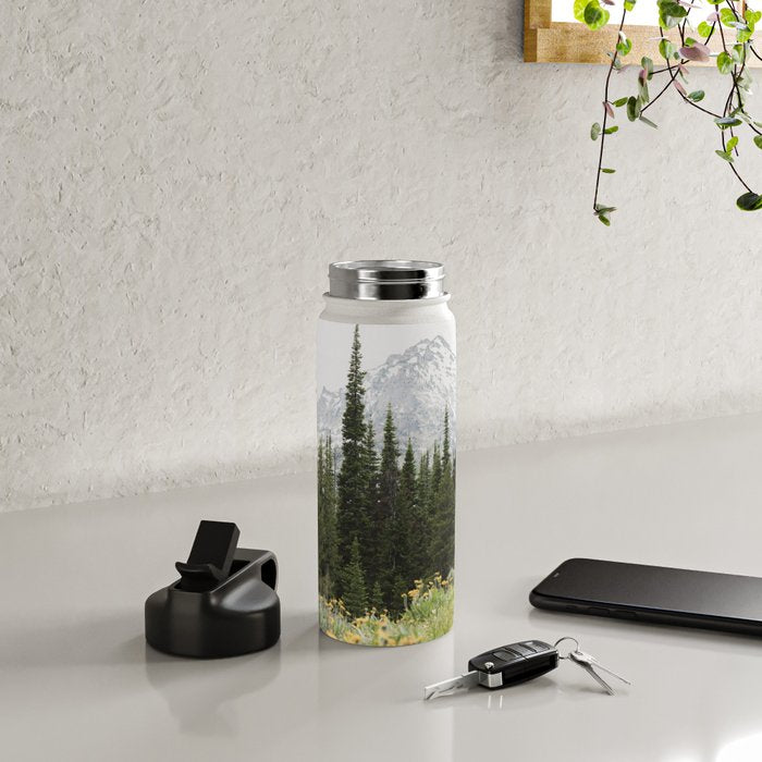 Grand Teton National Park Wildflower Adventure - Wanderlust Mountains Water Bottle Gallery Image 4