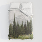 Grand Teton National Park Wildflower Adventure - Wanderlust Mountains Duvet Cover Gallery Image 6