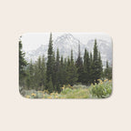 Grand Teton National Park Wildflower Adventure - Wanderlust Mountains Bath Mat Gallery Image 1