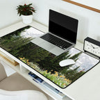 Grand Teton National Park Wildflower Adventure - Wanderlust Mountains Desk Mat Gallery Image 2