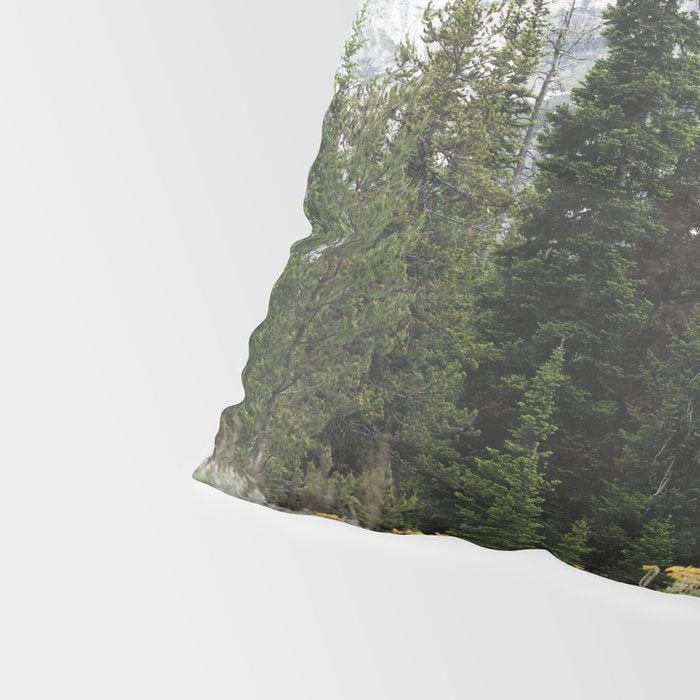 Grand Teton National Park Wildflower Adventure - Wanderlust Mountains Pillow Sham Gallery Image 4
