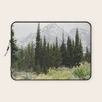 Grand Teton National Park Wildflower Adventure - Wanderlust Mountains Laptop Sleeve Gallery Image 1