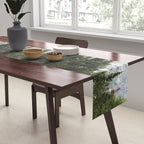 Grand Teton National Park Wildflower Adventure - Wanderlust Mountains Table Runner Gallery Image 2