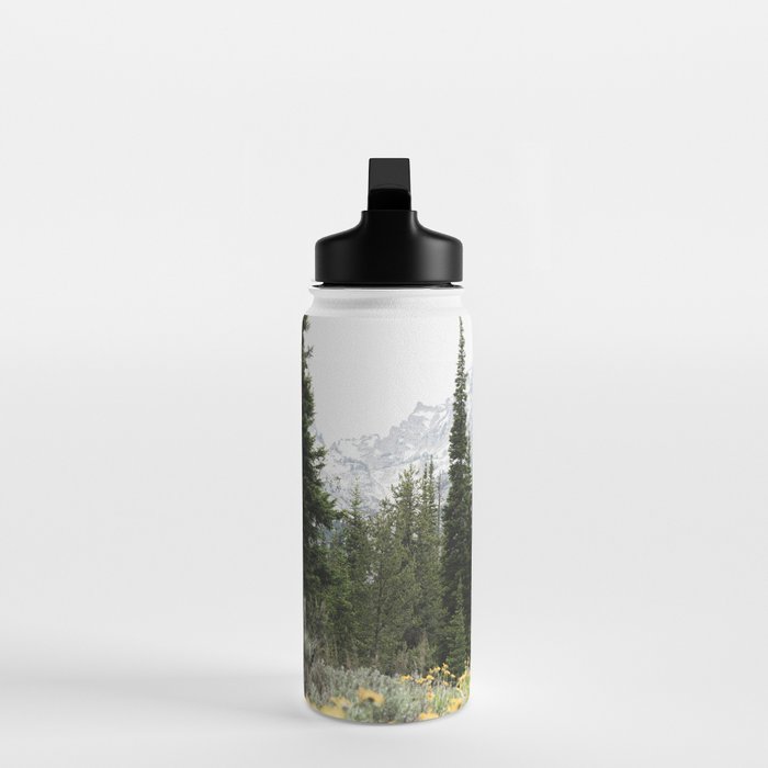 Grand Teton National Park Wildflower Adventure - Wanderlust Mountains Water Bottle Gallery Image 3