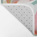 birches in garden abstract modern art Bath Mat Gallery Image 2