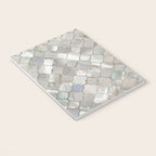 Quatrefoil Moroccan Pattern Mother of Pearl Notebook Gallery Image 3