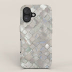 Quatrefoil Moroccan Pattern Mother of Pearl iPhone Case Gallery Image 1