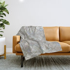 Quatrefoil Moroccan Pattern Mother of Pearl Throw Blanket Gallery Image 1