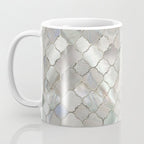 Quatrefoil Moroccan Pattern Mother of Pearl Coffee Mug Gallery Image 3