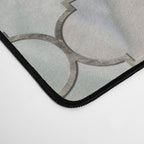 Quatrefoil Moroccan Pattern Mother of Pearl Desk Mat Gallery Image 4