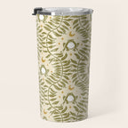 Froggie  Ogee - moss green and cream Travel Mug Gallery Image 3