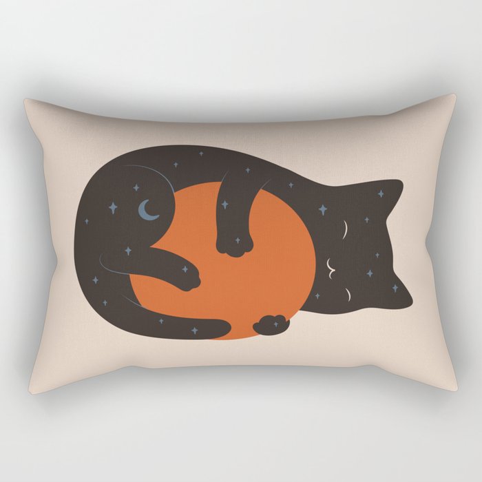 Cat Landscape 156 Rectangular Pillow Gallery Image 2