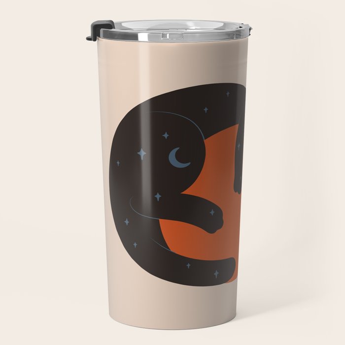 Cat Landscape 156 Travel Mug Gallery Image 3