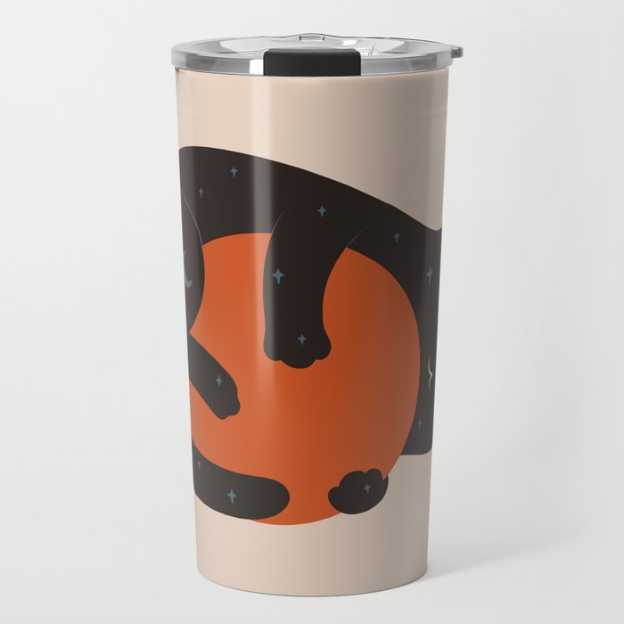 Cat Landscape 156 Travel Mug Gallery Image 1