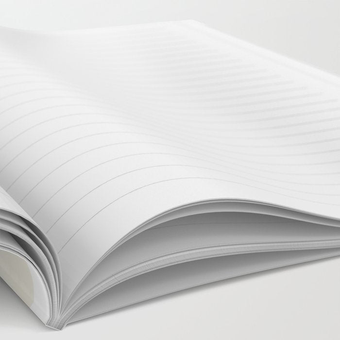 Checkerboard Check Pattern in Pale Light Neutral Beige on White Notebook Gallery Image 2