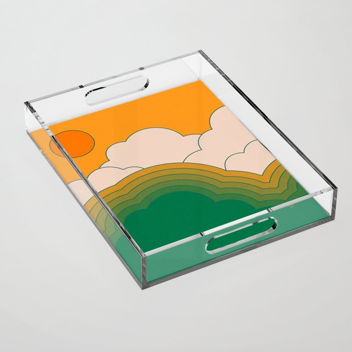 Summer Sky Acrylic Tray Gallery Image 1