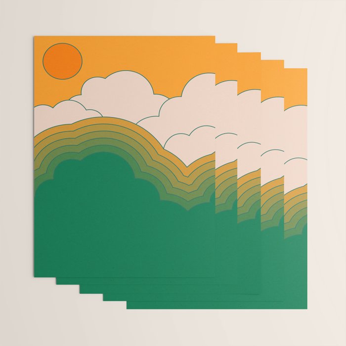 Summer Sky Wrapping Paper Gallery Image 3