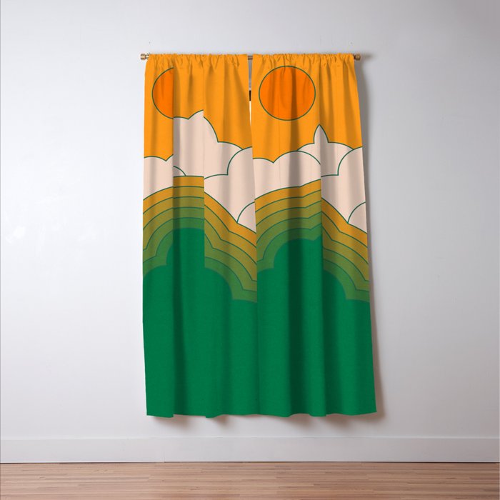 Summer Sky Window Curtain Gallery Image 3