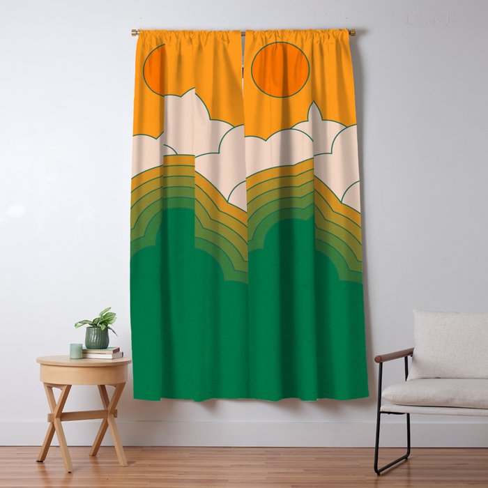 Summer Sky Window Curtain Gallery Image 5