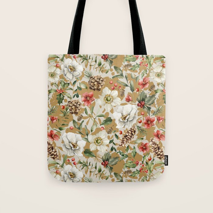 Winter flowers WP1 Tote Bag Gallery Image 1
