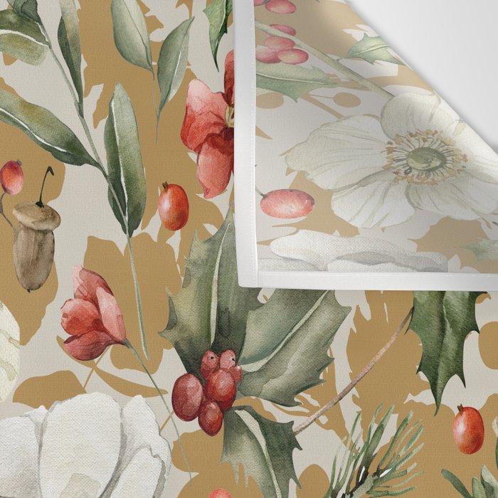 Winter flowers WP1 Wall Tapestry Gallery Image 3