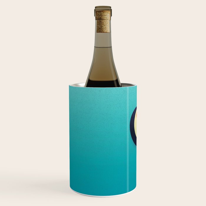 Toucan Geometric - Aqua Wine Chiller Gallery Image 2