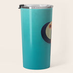Toucan Geometric - Aqua Travel Mug Gallery Image 3