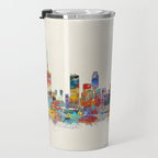 Tulsa Oklahoma skyline Travel Mug Gallery Image 3