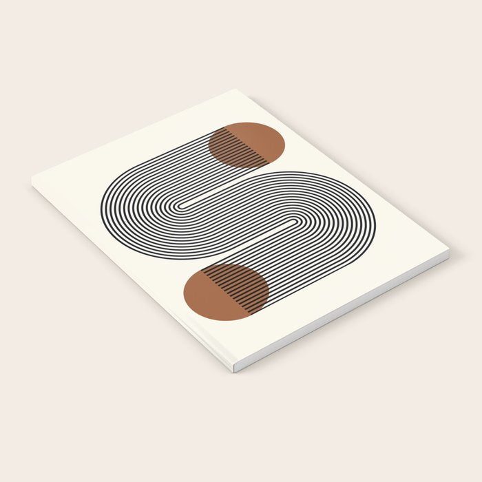 Abstraction_SUN_LINE_POP_ART_Minimalism_S001S Notebook Gallery Image 2