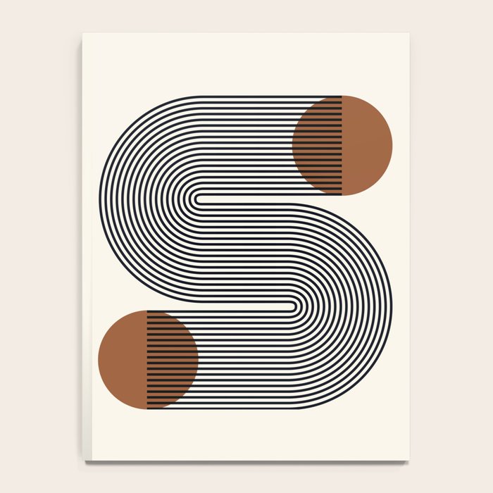 Abstraction_SUN_LINE_POP_ART_Minimalism_S001S Notebook Gallery Image 4