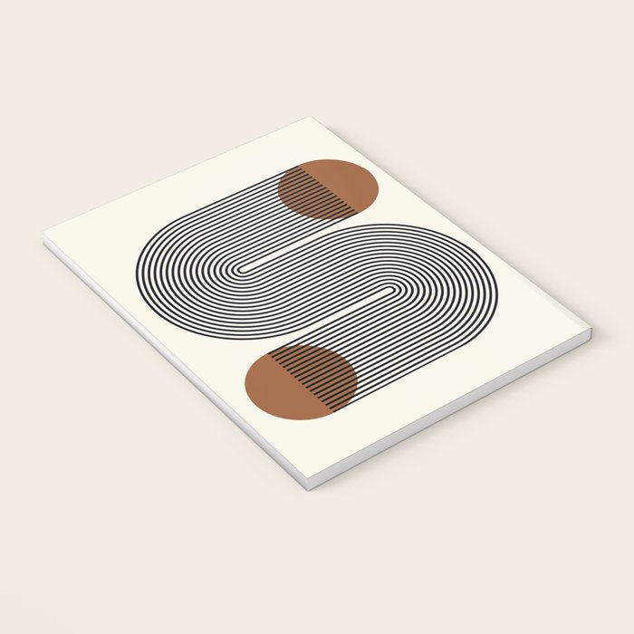 Abstraction_SUN_LINE_POP_ART_Minimalism_S001S Notebook Gallery Image 3