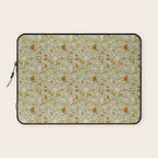 Mediterranean Terrazzo Mosaic Sage Peach Gold  Laptop Sleeve Gallery Image 1