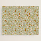Mediterranean Terrazzo Mosaic Sage Peach Gold  Jigsaw Puzzle Gallery Image 1