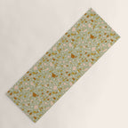 Mediterranean Terrazzo Mosaic Sage Peach Gold  Yoga Mat Gallery Image 1