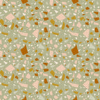 Mediterranean Terrazzo Mosaic Sage Peach Gold  Coffee Mug Gallery Image 2