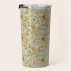 Mediterranean Terrazzo Mosaic Sage Peach Gold  Travel Mug Gallery Image 3
