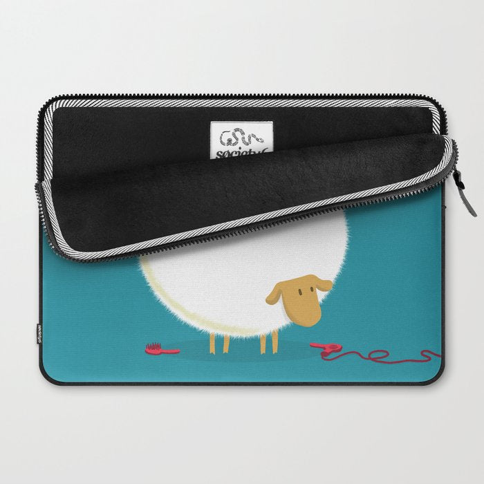 Fluffy Sheep Laptop Sleeve Gallery Image 2