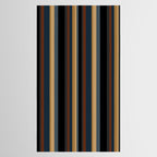 Classic Stripes V - Dark Vintage  Tablecloth Gallery Image 2