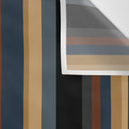 Classic Stripes V - Dark Vintage  Wall Tapestry Gallery Image 3