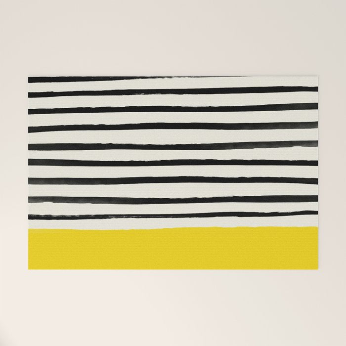 Sunshine x Stripes Welcome Mat Gallery Image 1