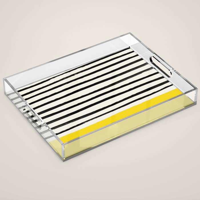Sunshine x Stripes Acrylic Tray Gallery Image 1