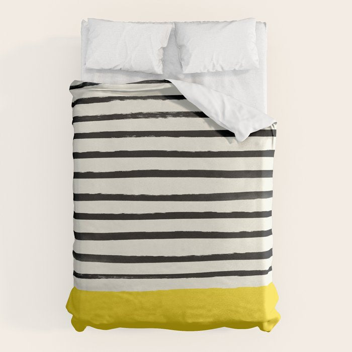 Sunshine x Stripes Duvet Cover Gallery Image 1