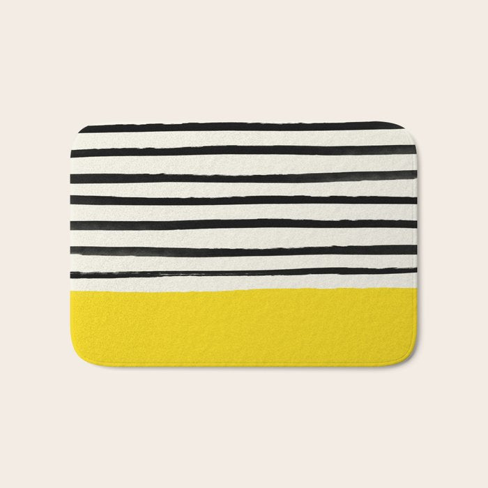 Sunshine x Stripes Bath Mat Gallery Image 1