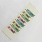 Retro Patchwork Tabbies ©studioxtine Yoga Mat Gallery Image 1